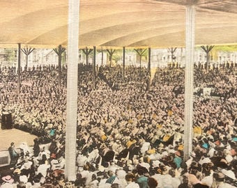 The Amphitheatre Chautauqua, New York, on Lake Chautauqua - Vintage Postcard