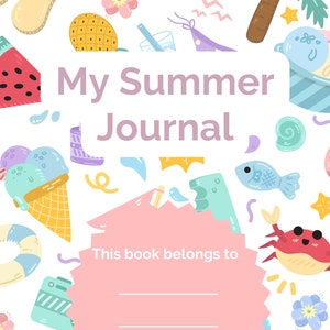 Kids Summer Journal