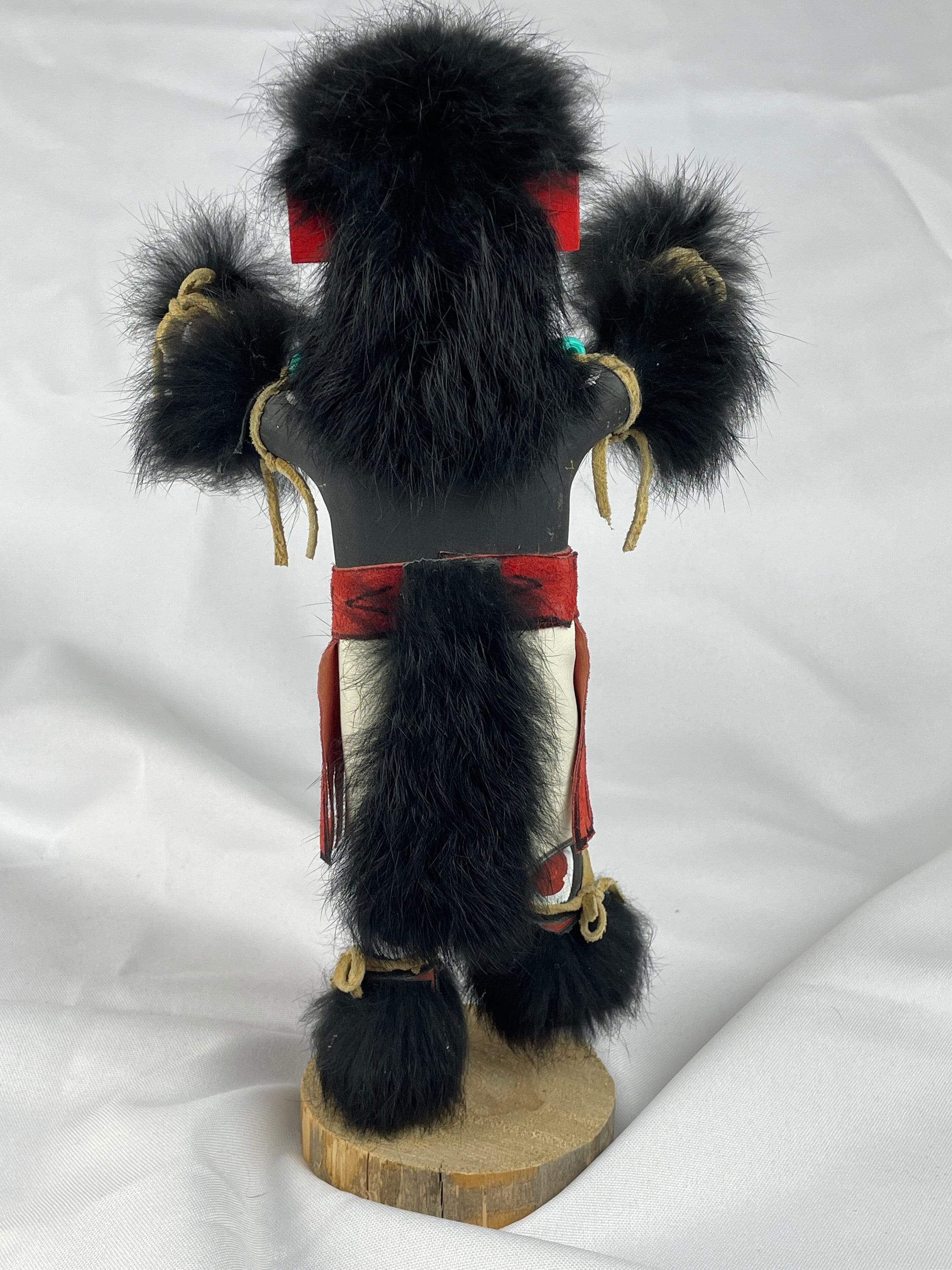 ネイティブアメリカンのカチーナ人形 4体 ナバホ族 ホピ族 クマ 鬼