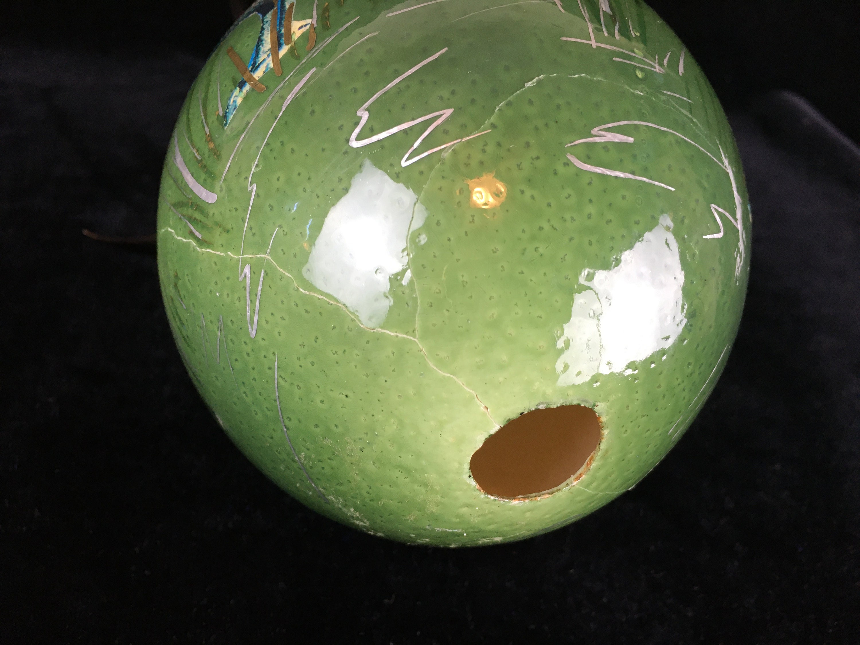 Painted and Decoupage Ostrich Eggs & Stands Peacock and Etsy Australia