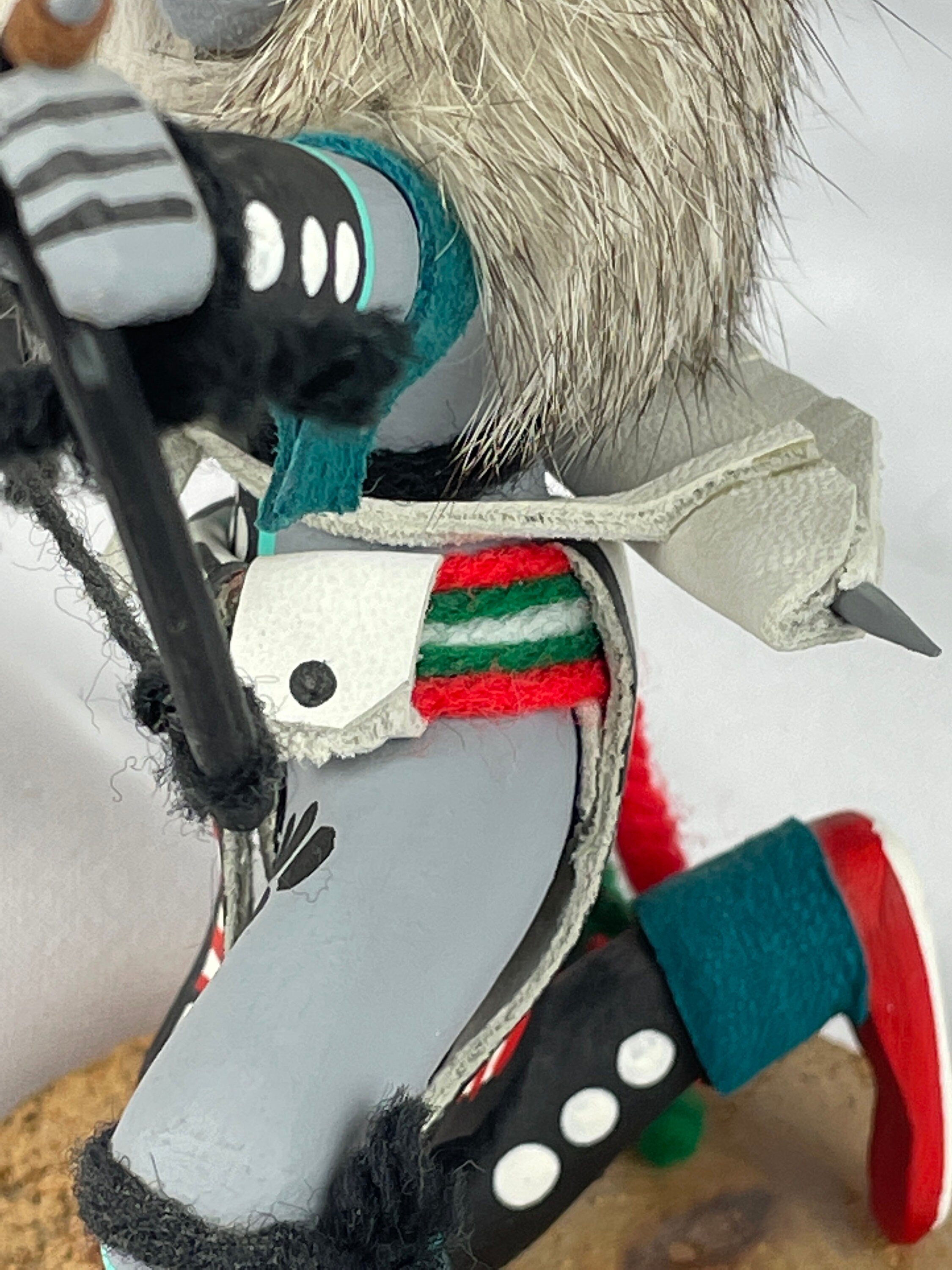 ネイティブアメリカンのカチーナ人形 4体 ナバホ族 ホピ族 クマ 鬼