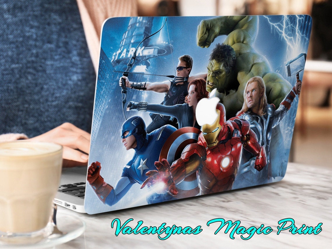 Marvel Avengers MacBook Plastic Case Pro 13 M1 A2338 Pro Mac Etsy