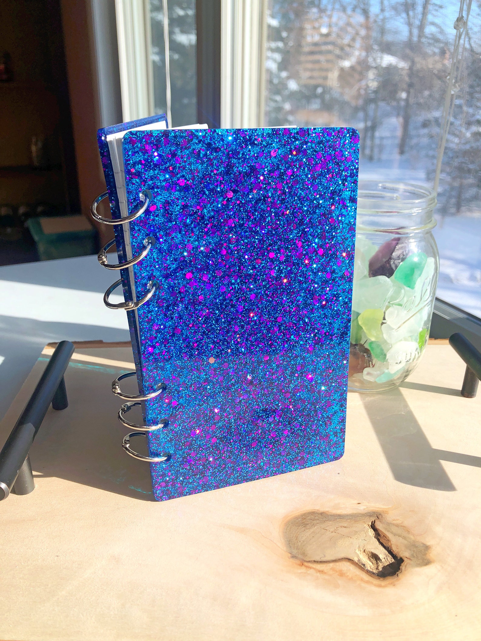 Resin notebook Etsy