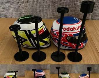 Soporte busto para casco miniatura F1 1 5 impresion 3D para pintar soporte mini casco replica casco Formula 1 Formula Uno Etsy Mexico