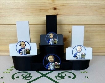 Personalised Custom Podium Card Display Stand - Display for Collectible Cards and Memorabilia - Great Gift Idea