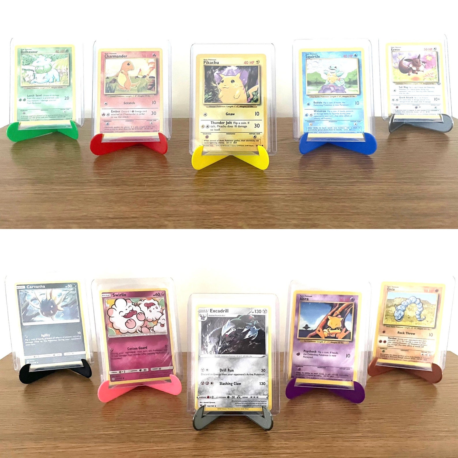 Pokémon Card Display Stands 6PACK Ideal for All Types of Etsy