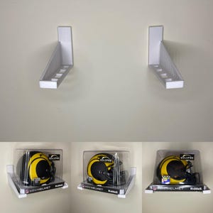 Wall Mounted Mini Helmet Winged Shaped Display Stand - Display Hook for Collectible, Memorabilia Helmets, NFL - Ideal Sports Gift