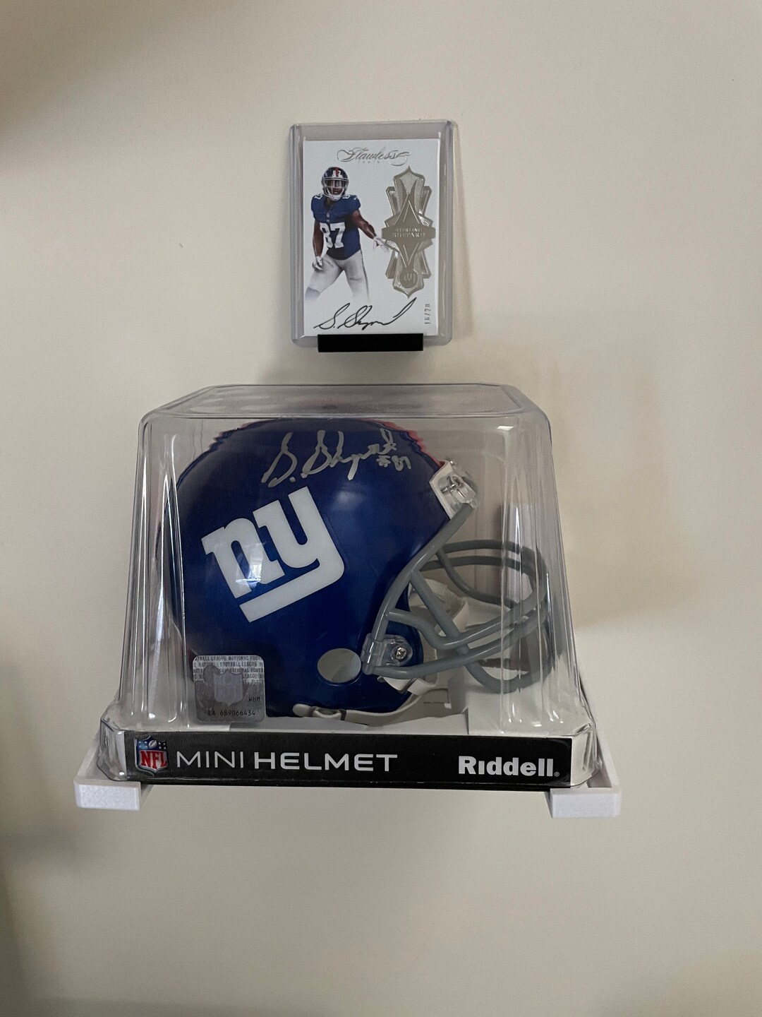 Mini Helmet Wall Mount Wings Stand With Wall Mounted Card Stand Etsy