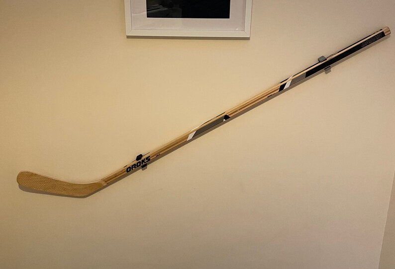 Ice Hockey Stick Holder Full Size Hockey Stick Wall Mount Etsy
