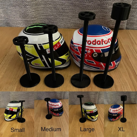 Miniature f1 on sale helmets
