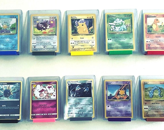 Espositore per carte Pokémon da parete Ideale per carte caricate dall'alto,  Mag'd e graduate -  Italia