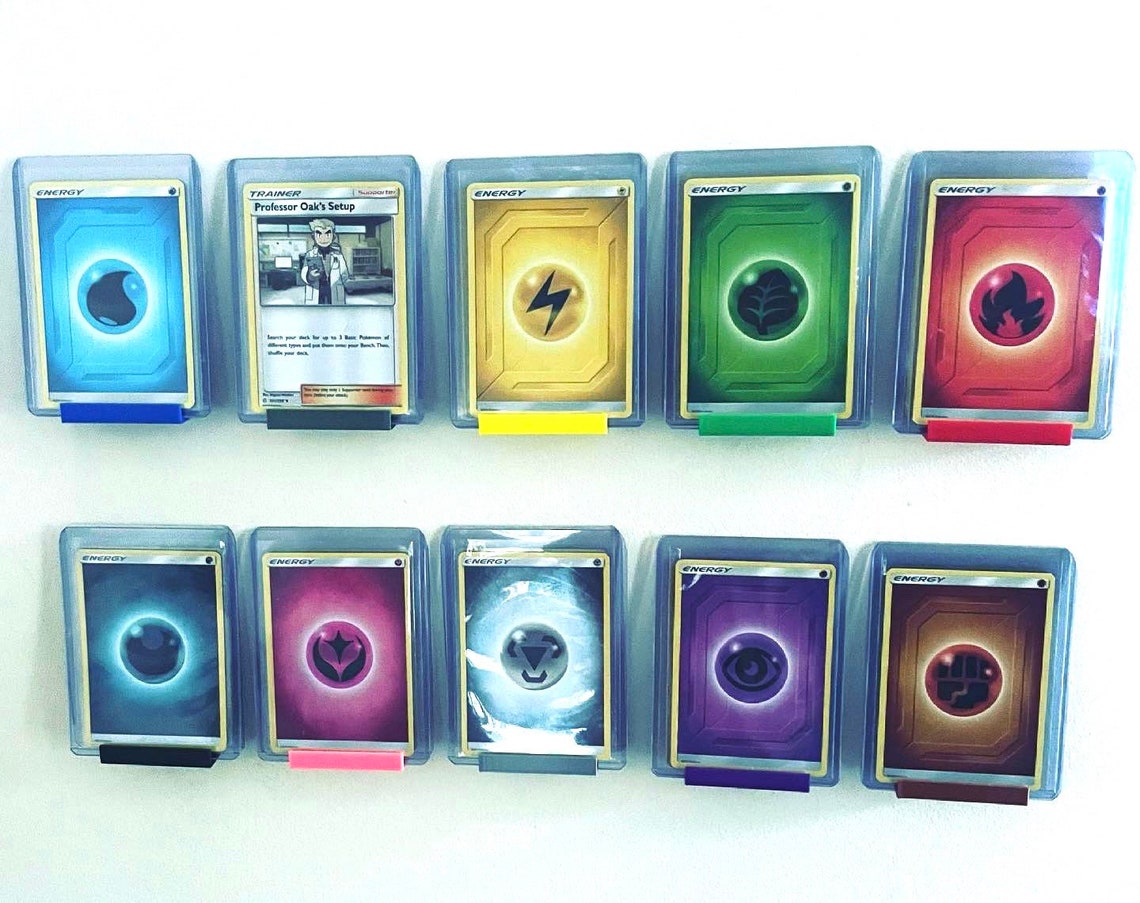 Pokémon Wall Mounted Card Display Stand Ideal for Top Etsy