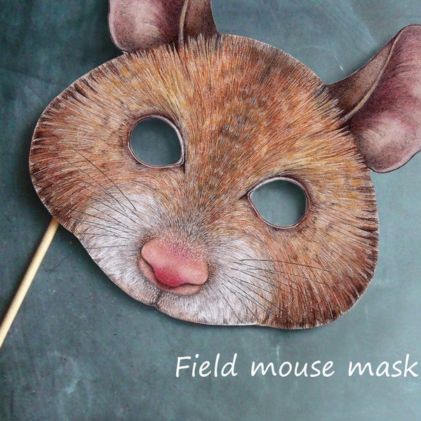 Wood mouse mask
