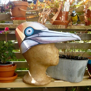 Attività artigianale stampabile con cappello di carta Gannet insolito
