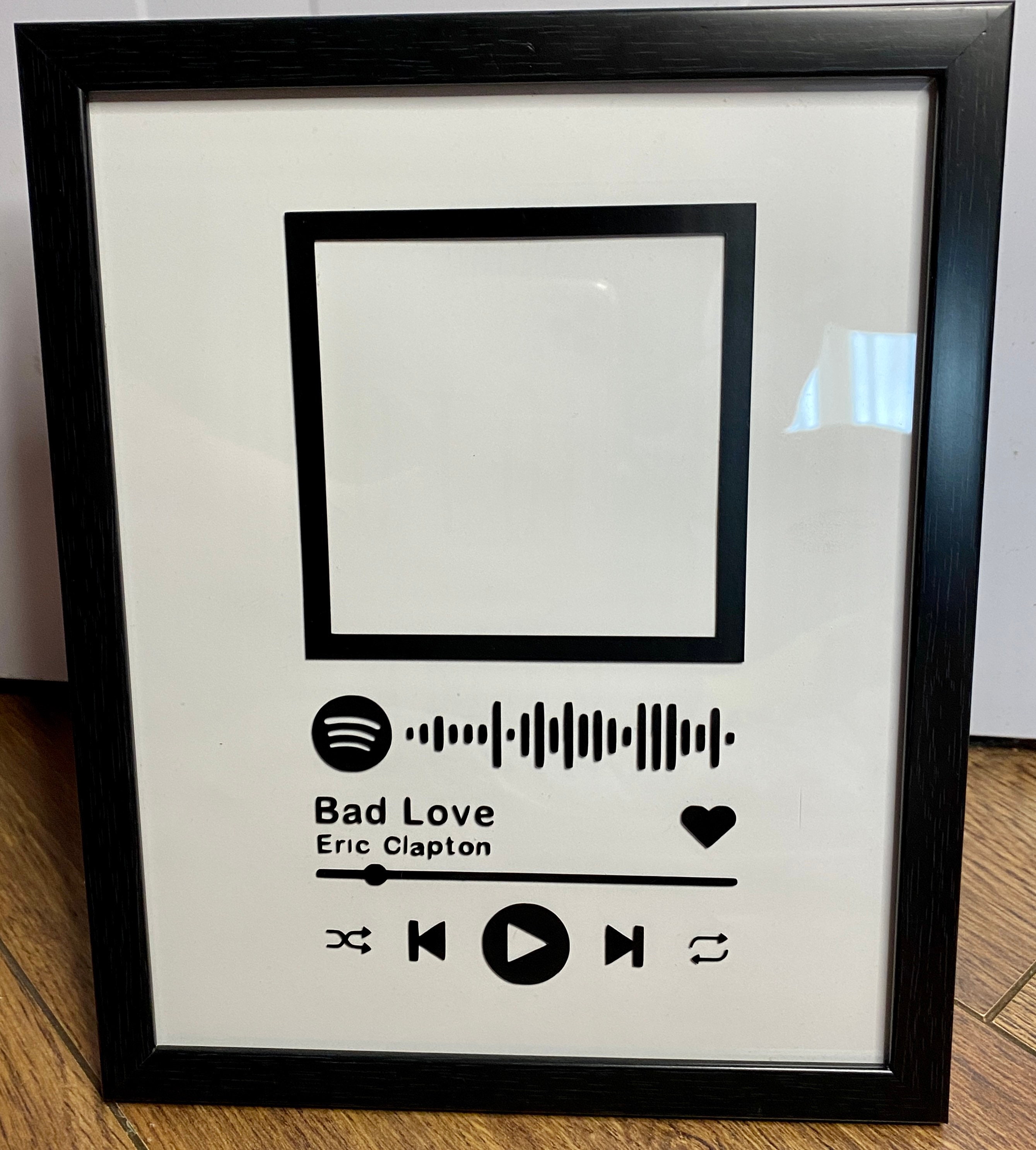 Personalised Spotify Music Frame 8x10 Etsy