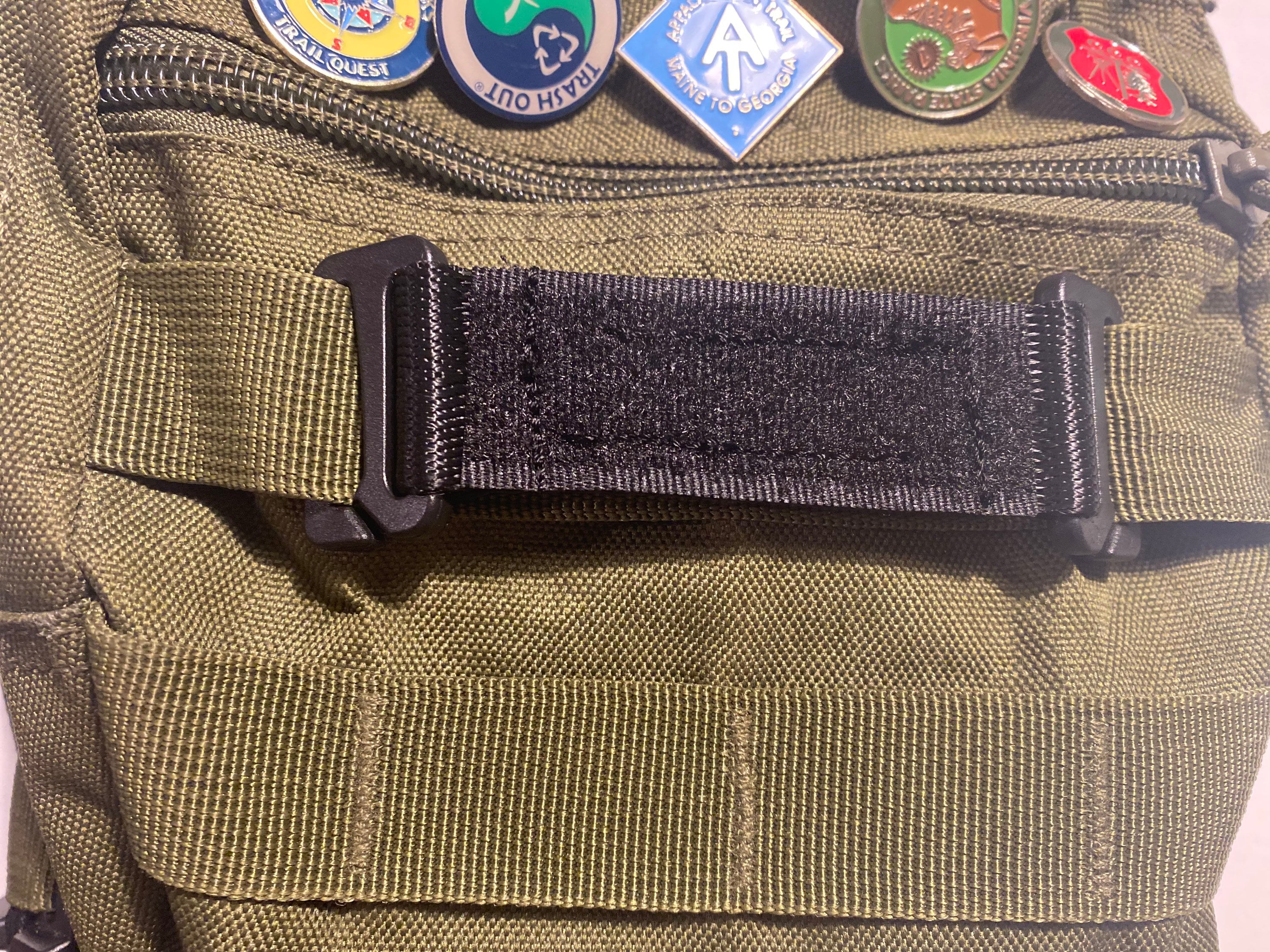 Hook & Loop MOLLE Strap Panel Adapter for Morale Patches and