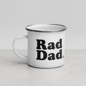 Rad Dad Enamel Mug