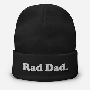Rad Dad Embroidered Beanie