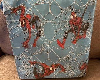 Old School Spider-Man fabric Tote/Market Bag