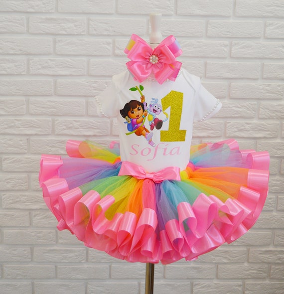Dora the Explorer Birthday Tutu Set 