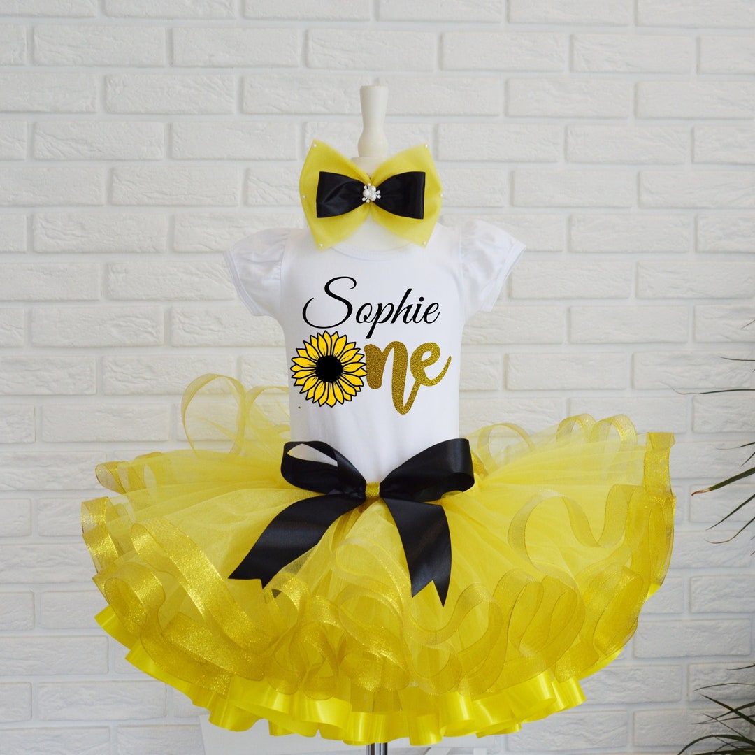 SunFlower Baby Girl Trendy Outfit main image 1