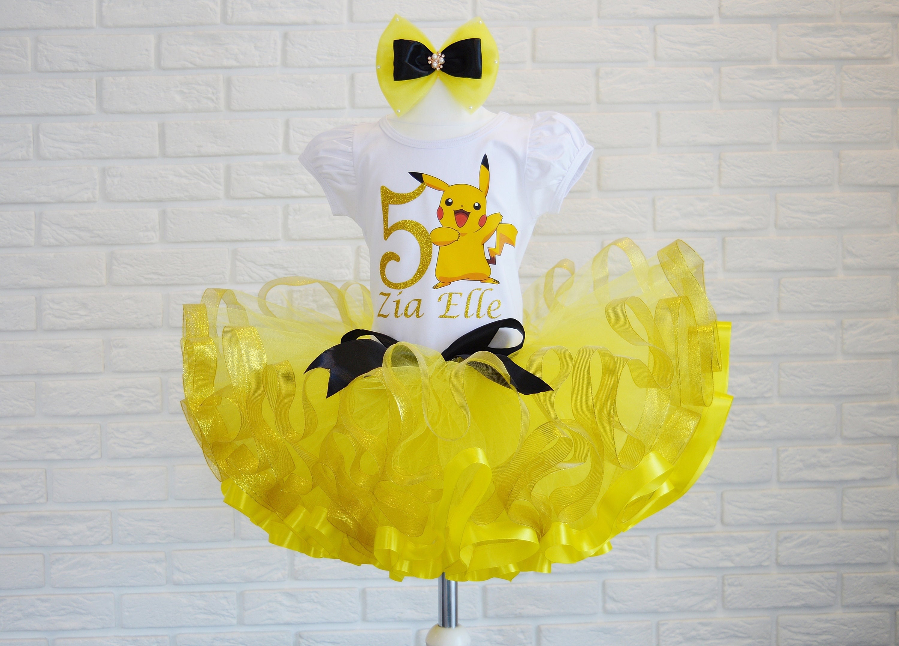 Vestido Rodado - Pikachu Fantasia cosplay egirl(142) no Shoptime