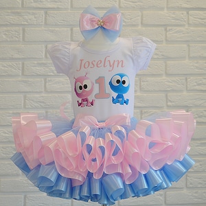 Personalized GooGoo GaaGaa 1st Birthday Tutu Outfit