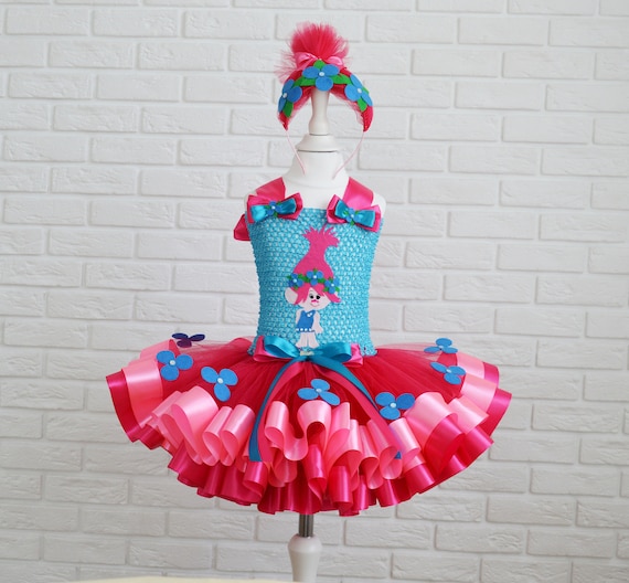 POPPY, Poppy Dress, Princess Poppy Tutu Dress, Birthday Tutu Dress