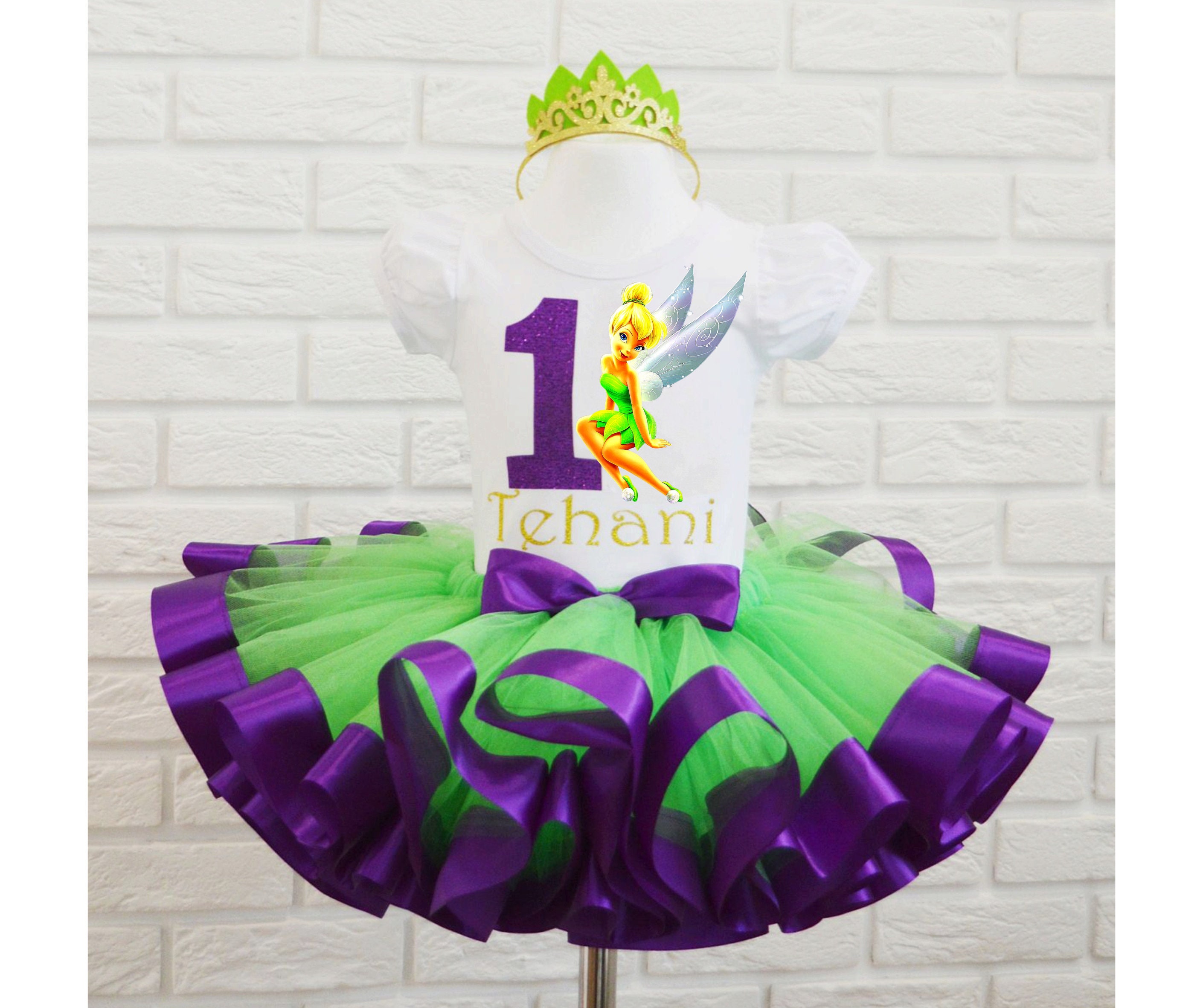 Tinkerbell top birthday outfit