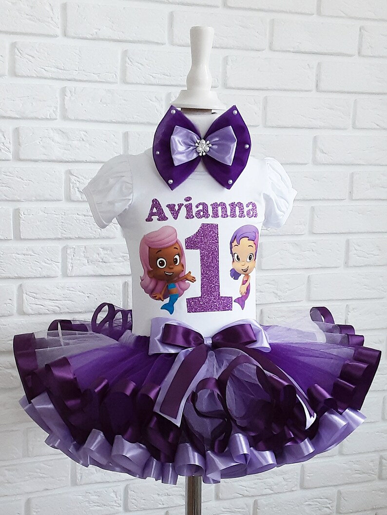 Bubble Guppies Birthday Tutu Outfit Baby Girl Guppies Molly - Etsy