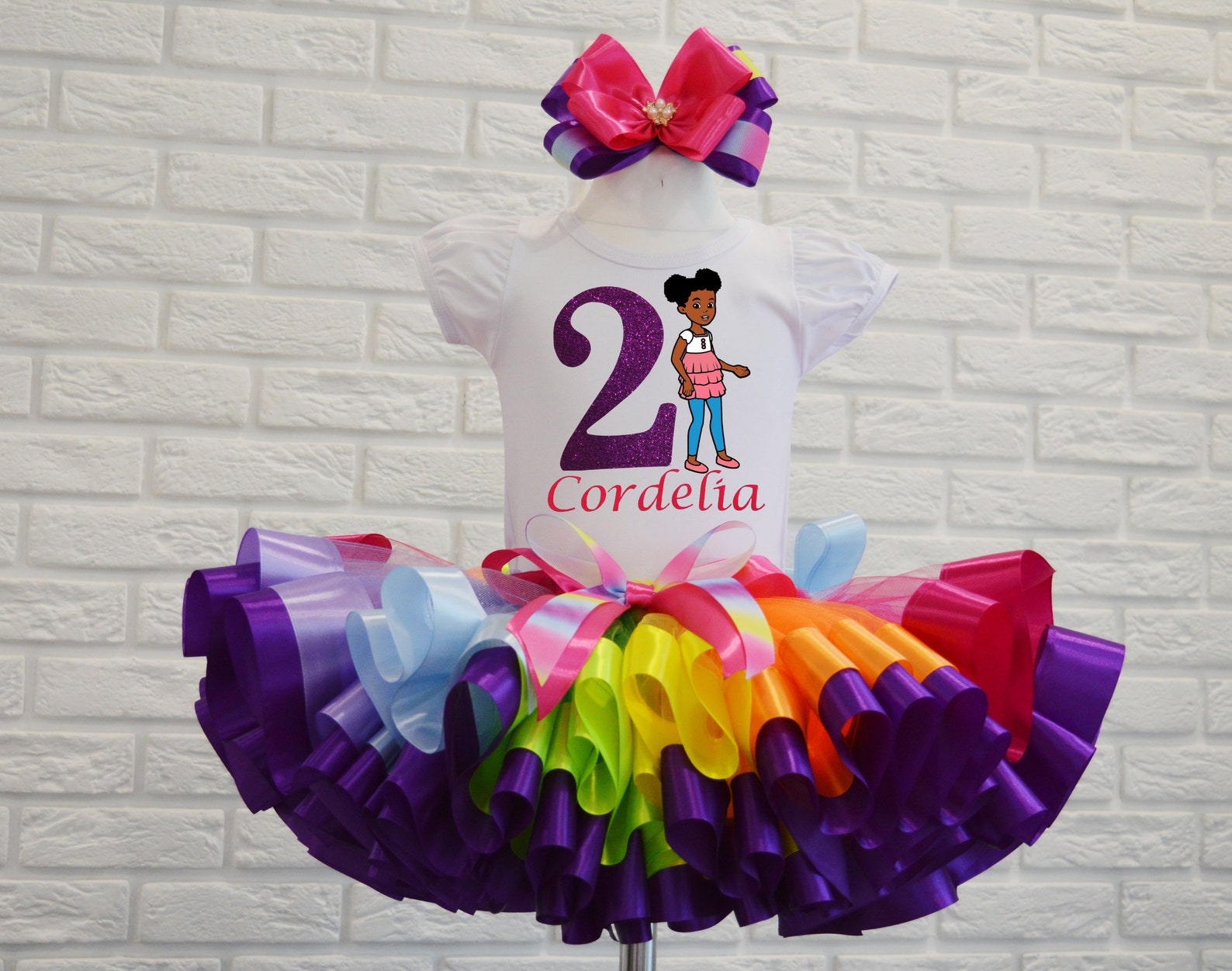 Gracie's Corner Costume Birthday Tutu Outfit Personalized Etsy