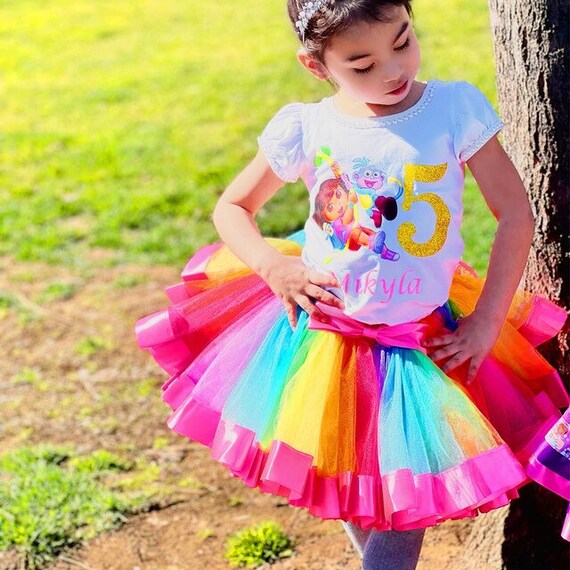Dora the Explorer Birthday Tutu Set 