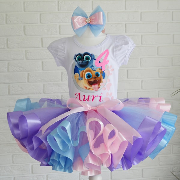 Puppy Dog Pals Girl Birthday outfit, Puppy Dog Pals Party tutu set, Puppy Dog Pals baby girl Outfit, Puppy Dog Pals costume