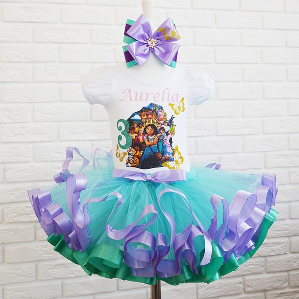 Mirabel Birthday tutu Outfit, Mirabel Birthday Party tutu set, Birthday party Isabela dress