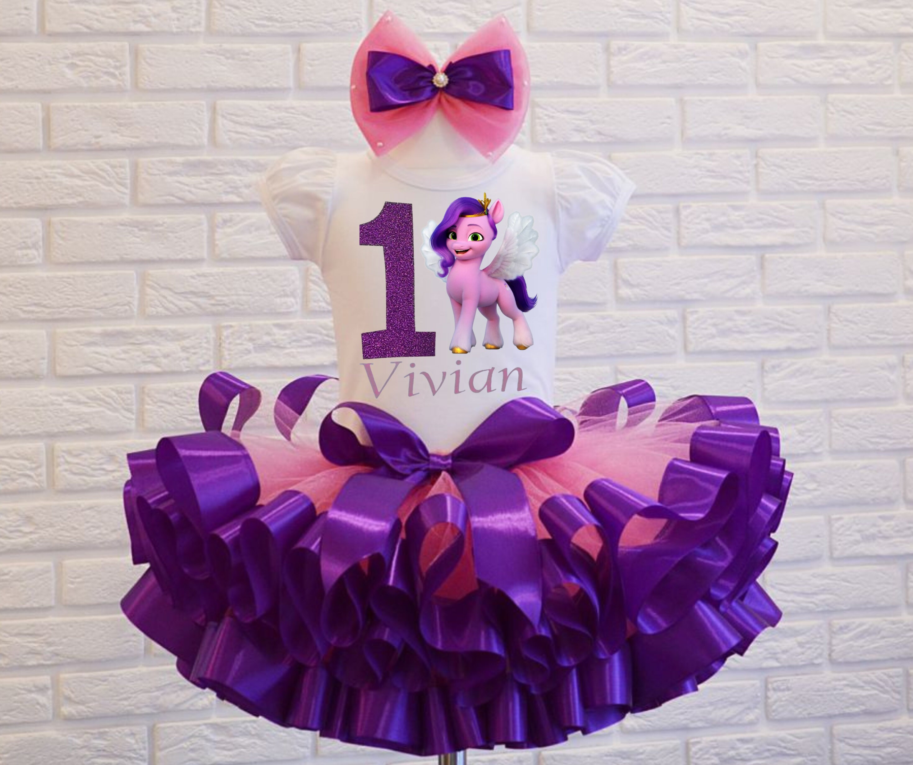 Twilight Sparkle Tutu, My Little Pony Birthday Dress, Twilight Sparkle