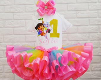 dora birthday dress