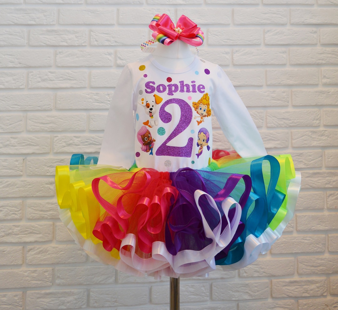 Bubble Guppies Tutu Birthday Outfit Bubble Guppies Birthday Party 5th Tutu Outfit Personalized Name Bubble Guppies Tutu Birthday Outfit Bubble Guppies Birthday Party 5th Tutu Outfit Personalized Name