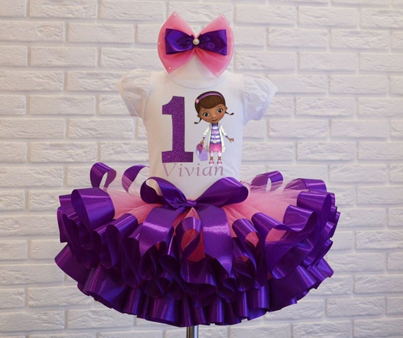Doc mcstuffins hotsell 1st birthday outfit