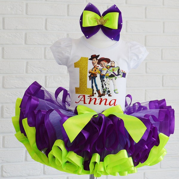 Toys story Birthday outfit, Buzz Woody Jessie Birthday party tutu Dress