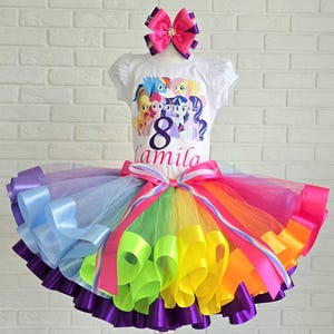 My Little Pony Birthday Tutu Outfit: Custom Personalized Set