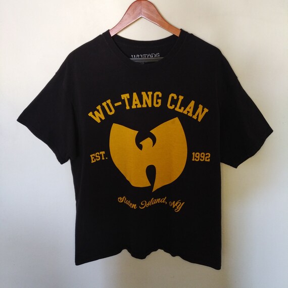 Wu-tang Clan Classic Logo Hip Hop Men's XL Black Cotton - Etsy