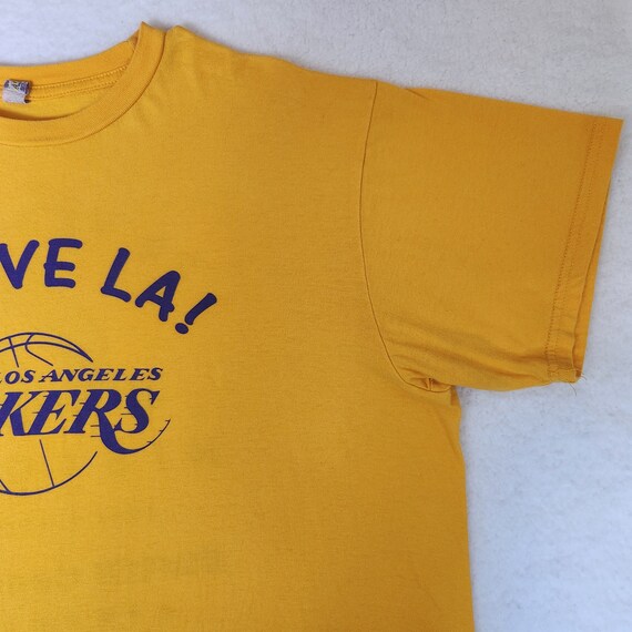 Los Angeles LA Lakers Vintage Shirt XL Gold 2000 … - image 5