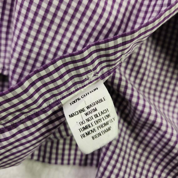VINTAGE Barneys New York Dress Shirt 15.5/ 32-33 … - image 7
