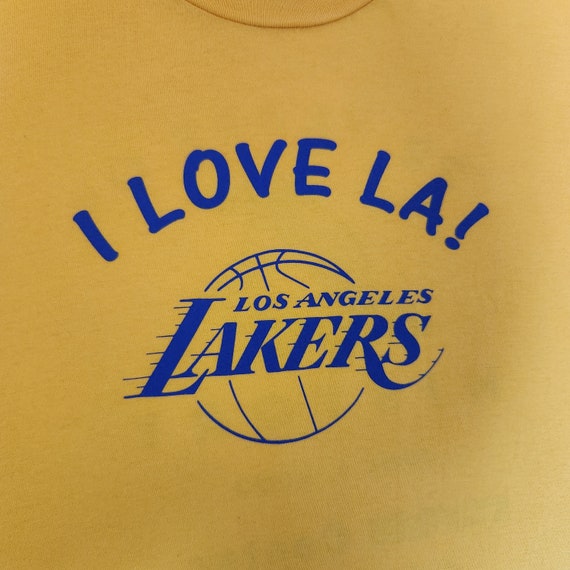 Los Angeles LA Lakers Vintage Shirt XL Gold 2000 … - image 6