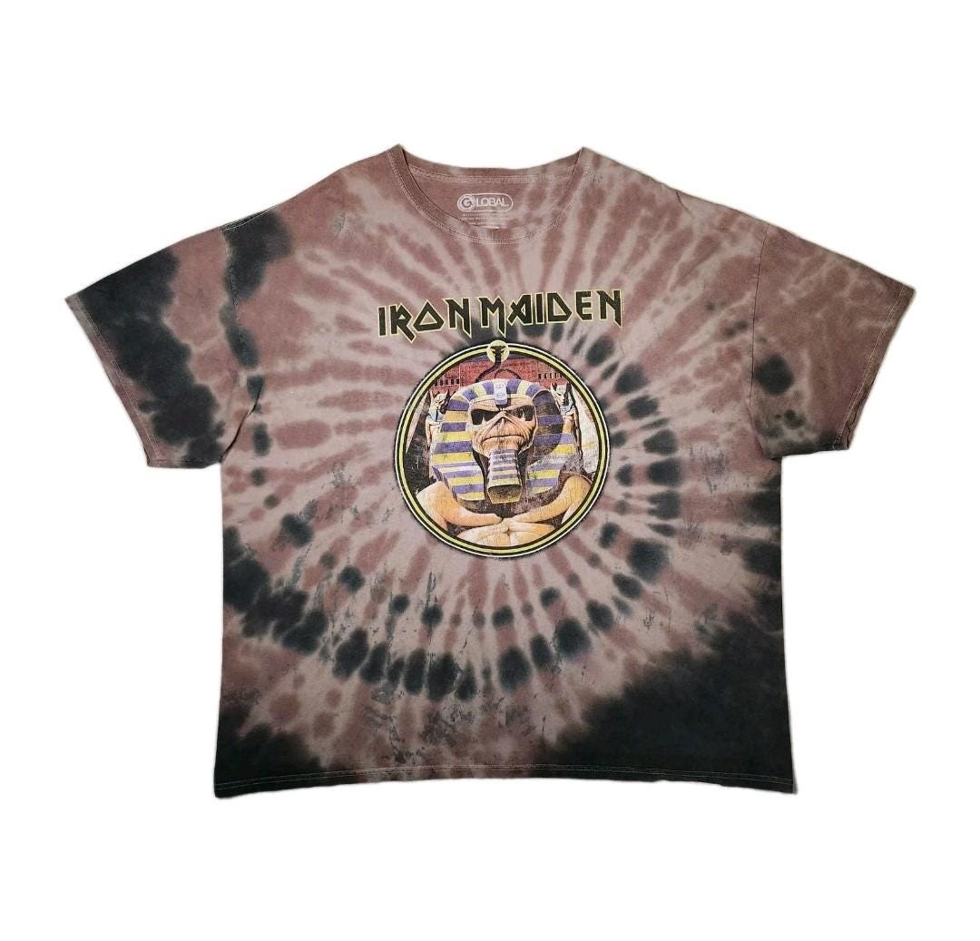 iron maiden power tie dye tee