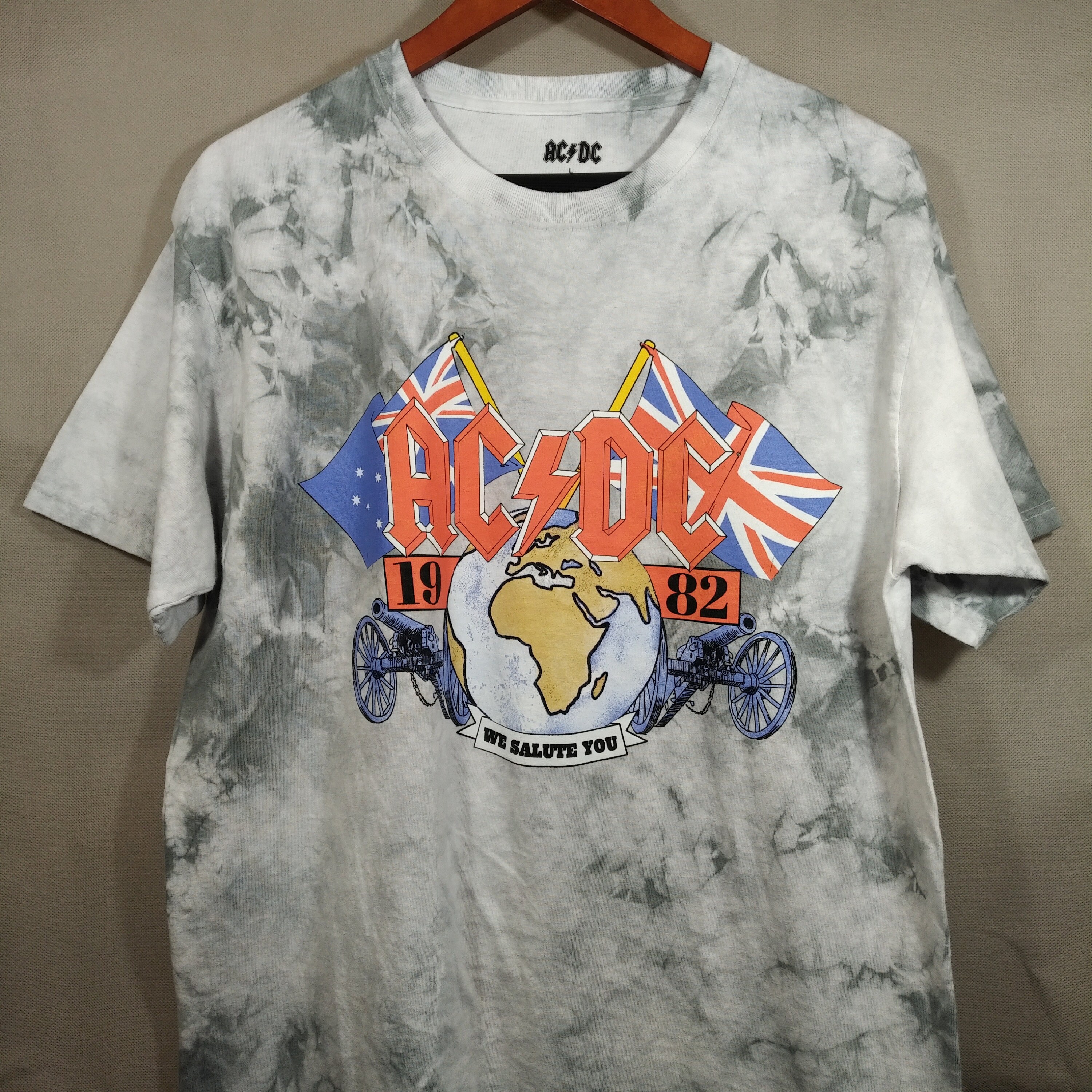 AC/DC Tie-dye Shirt | Etsy