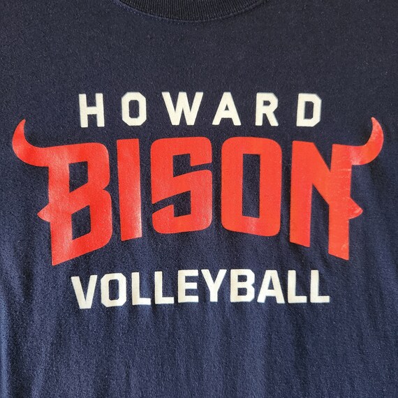 Howard University Bison Volleyball NCAA Tshirt Large… Gem