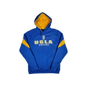UCLA Bruins Hoodie Large Blue NCAA Collegiate Football Sportswear Athletic Apparel Unisex Sweatshirt