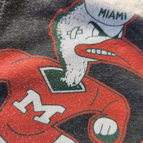 Miami Hurricanes Shirt Adult Large Gray Nike NCAA… - image 6