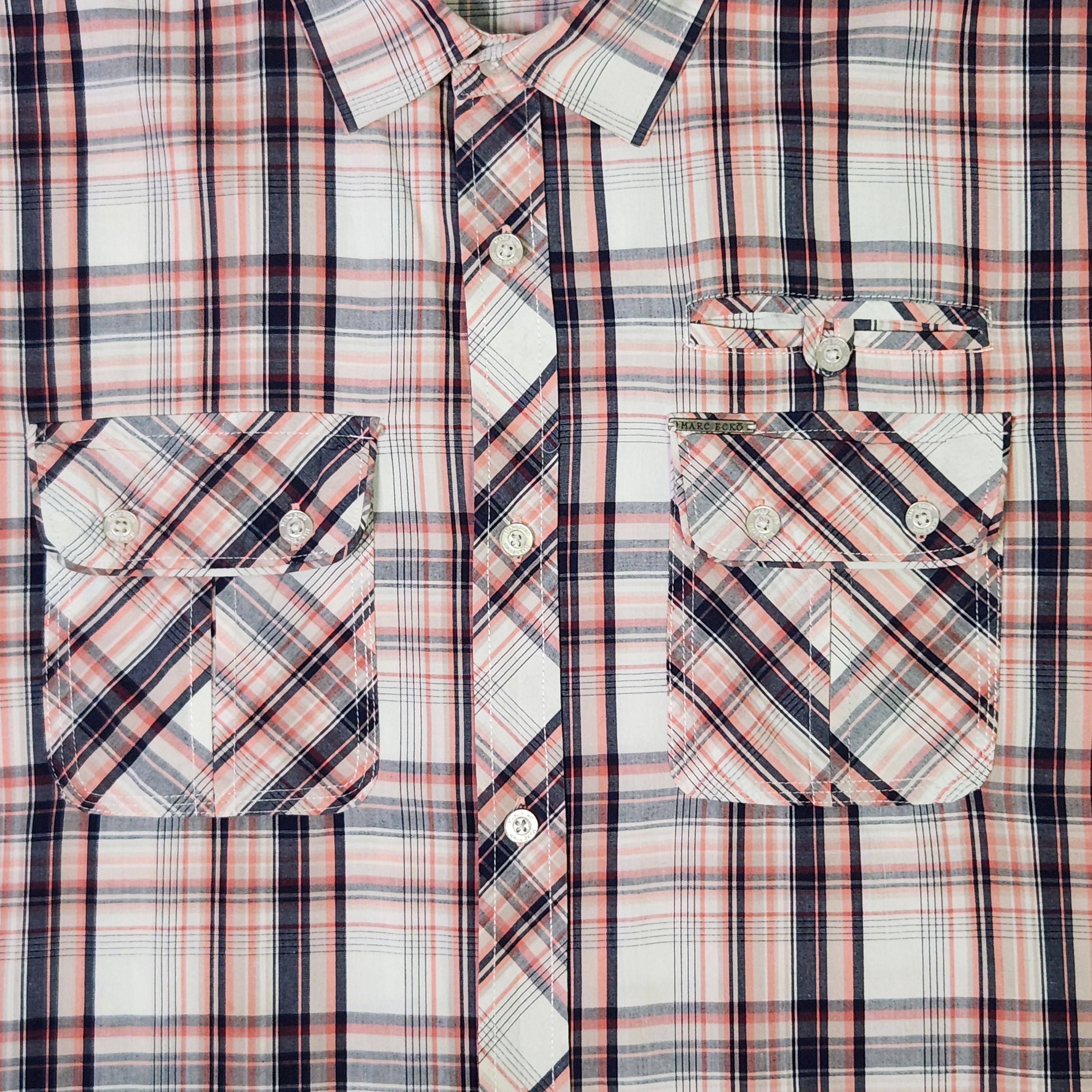 Vintage Marc Ecko Cut & Sew Plaid Shirt 2XL Roll Tab Sleeve Retro Y2K Streetwear Vintage Marc Ecko Cut & Sew Plaid Shirt 2XL Roll Tab Sleeve Retro Y2K Streetwear
